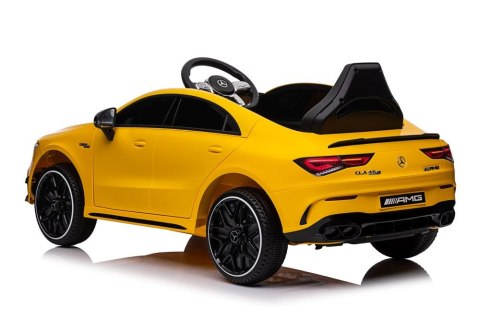 Auto Na Akumulator Mercedes CLA 45s AMG Żółty 4x4 LEAN CARS Auto Na Akumulator Mercedes CLA 45s AMG Żółty 4x4 LEAN CARS