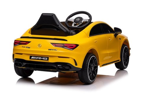 Auto Na Akumulator Mercedes CLA 45s AMG Żółty 4x4 LEAN CARS Auto Na Akumulator Mercedes CLA 45s AMG Żółty 4x4 LEAN CARS