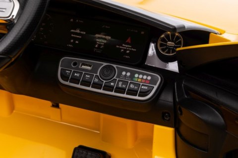 Auto Na Akumulator Mercedes CLA 45s AMG Żółty 4x4 LEAN CARS Auto Na Akumulator Mercedes CLA 45s AMG Żółty 4x4 LEAN CARS