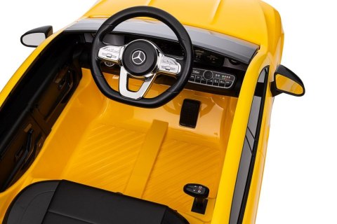 Auto Na Akumulator Mercedes CLA 45s AMG Żółty 4x4 LEAN CARS Auto Na Akumulator Mercedes CLA 45s AMG Żółty 4x4 LEAN CARS