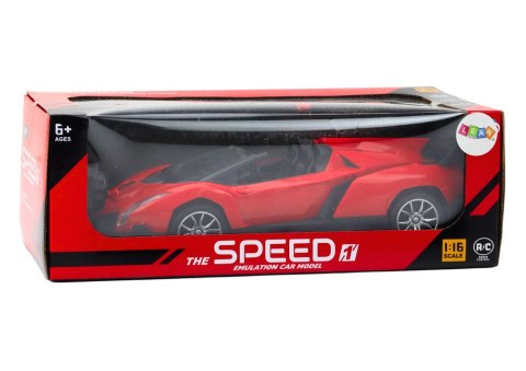 Auto Samochód Sportowy Zdalnie Sterowany RC 1:16 Czerwone LEAN Toys Auto Samochód Sportowy Zdalnie Sterowany RC 1:16 Czerwone LEAN Toys