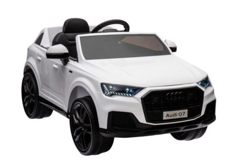 Auto na Akumulator Audi Q7 Białe LEAN CARS Auto na Akumulator Audi Q7 Białe LEAN CARS