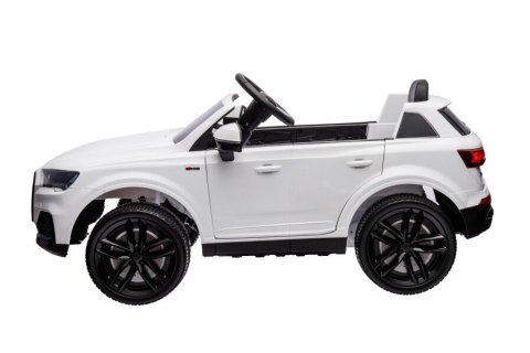 Auto na Akumulator Audi Q7 Białe LEAN CARS Auto na Akumulator Audi Q7 Białe LEAN CARS