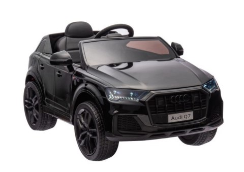Auto na Akumulator Audi Q7 Czarne Lakierowane LEAN CARS Auto na Akumulator Audi Q7 Czarne Lakierowane LEAN CARS