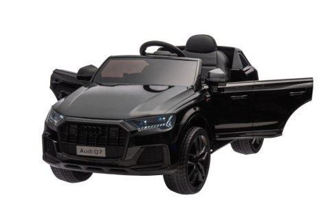 Auto na Akumulator Audi Q7 Czarne Lakierowane LEAN CARS Auto na Akumulator Audi Q7 Czarne Lakierowane LEAN CARS