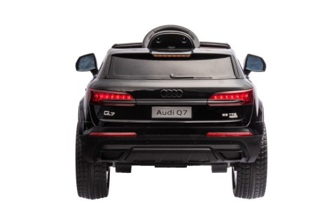 Auto na Akumulator Audi Q7 Czarne Lakierowane LEAN CARS Auto na Akumulator Audi Q7 Czarne Lakierowane LEAN CARS