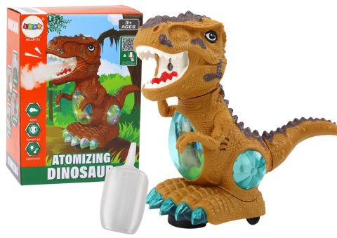 Dinozaur Tańczący Czujnik Przeszkód Światła Dźwięki Żółty LEAN Toys Dinozaur Tańczący Czujnik Przeszkód Światła Dźwięki Żółty LEAN Toys