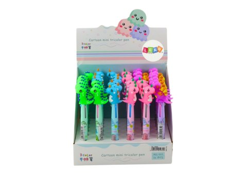 Długopis Wielokolorowy Na Suwak 3 Kolory Dinozaur LEAN TOYS Długopis Wielokolorowy Na Suwak 3 Kolory Dinozaur LEAN TOYS