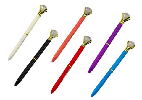 Długopis Z Diamentem Niebieski Wkład 0.7mm Mix LEAN TOYS Długopis Z Diamentem Niebieski Wkład 0.7mm Mix LEAN TOYS
