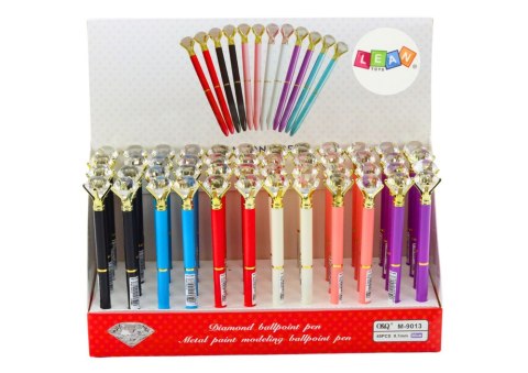 Długopis Z Diamentem Niebieski Wkład 0.7mm Mix LEAN TOYS Długopis Z Diamentem Niebieski Wkład 0.7mm Mix LEAN TOYS