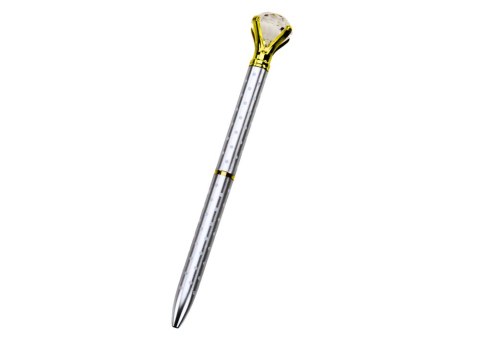Długopis Z Diamentem W Kropki Niebieski Wkład 0.7mm Mix LEAN TOYS Długopis Z Diamentem W Kropki Niebieski Wkład 0.7mm Mix LEAN TOYS