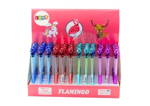 Długopis Z Jednorożcem Diamenciki Niebieski Wkład 0.7mm Mix LEAN TOYS Długopis Z Jednorożcem Diamenciki Niebieski Wkład 0.7mm Mix LEAN TOYS