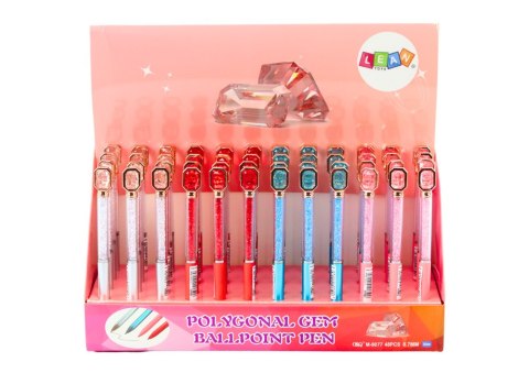 Długopis Z Kryształem Diamenciki Niebieski Wkład 0.7mm Mix LEAN TOYS Długopis Z Kryształem Diamenciki Niebieski Wkład 0.7mm Mix LEAN TOYS