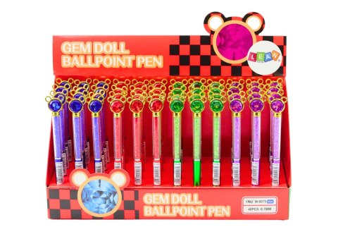 Długopis Z Myszką Diamenciki Niebieski Wkład 0.7mm Mix LEAN TOYS Długopis Z Myszką Diamenciki Niebieski Wkład 0.7mm Mix LEAN TOYS