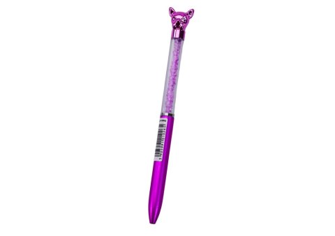Długopis Z Pieskiem Diamenciki Niebieski Wkład 0.7mm Mix LEAN TOYS Długopis Z Pieskiem Diamenciki Niebieski Wkład 0.7mm Mix LEAN TOYS
