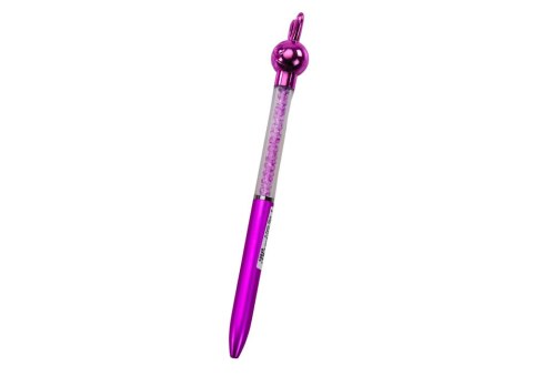 Długopis Z Zającem Diamenciki Niebieski Wkład 0.7mm Mix LEAN TOYS Długopis Z Zającem Diamenciki Niebieski Wkład 0.7mm Mix LEAN TOYS