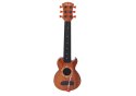 Gitara Zabawkowa Dla Dzieci Brązowa Drewno Kostka Do Gry LEAN Toys