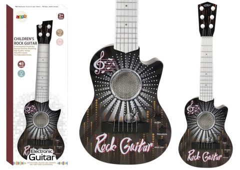 Gitara Zabawkowa Elektryczna Światła Dźwięki Kostka LEAN Toys Gitara Zabawkowa Elektryczna Światła Dźwięki Kostka LEAN Toys