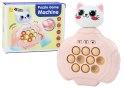 Gra Pop-It Kotek Różowa Konsola Zręcznościowa Pad Sensoryczny Wibracje LEAN Toys