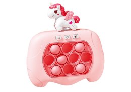 Gra Sensoryczna Jednorożec Pop It Na Baterie Światła Dźwięki Różowy LEAN Toys
