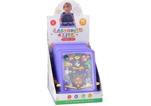 Gra Zręcznościowa Flipper Zwierzątka Plansza Fioletowy LEAN TOYS Gra Zręcznościowa Flipper Zwierzątka Plansza Fioletowy LEAN TOYS