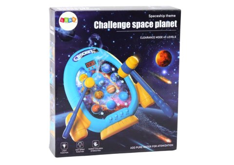 Gra Zręcznościowa Wac A Mole Planety Rakieta 6 Trybów Światła Dźwięki Dym LEAN Toys Gra Zręcznościowa Wac A Mole Planety Rakieta 6 Trybów Światła Dźwięki Dym LEAN Toys