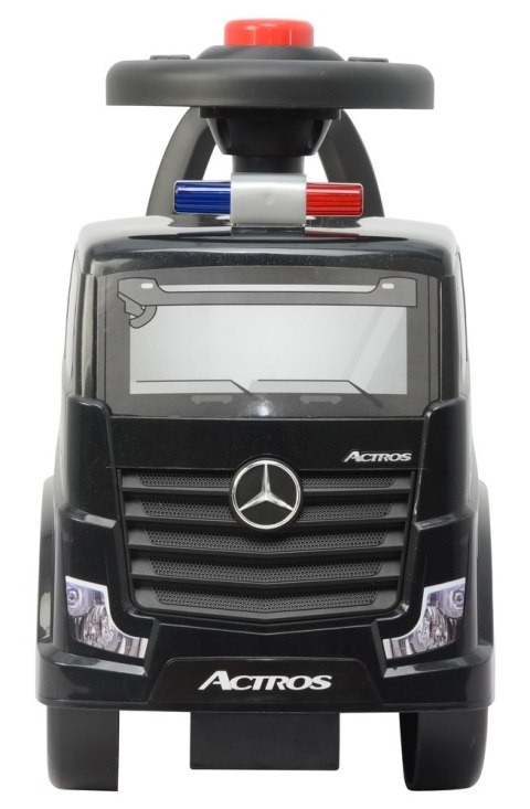 Jeździk Mercedes Actros Policja 3316A Czarny LEAN CARS Jeździk Mercedes Actros Policja 3316A Czarny LEAN CARS