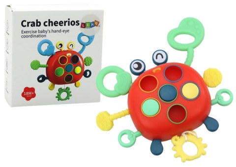 Krab Sensoryczny Interaktywny Edukacyjna Zabawka Dla Dzieci Gryzak LEAN Toys Krab Sensoryczny Interaktywny Edukacyjna Zabawka Dla Dzieci Gryzak LEAN Toys