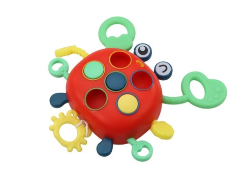 Krab Sensoryczny Interaktywny Edukacyjna Zabawka Dla Dzieci Gryzak LEAN Toys Krab Sensoryczny Interaktywny Edukacyjna Zabawka Dla Dzieci Gryzak LEAN Toys