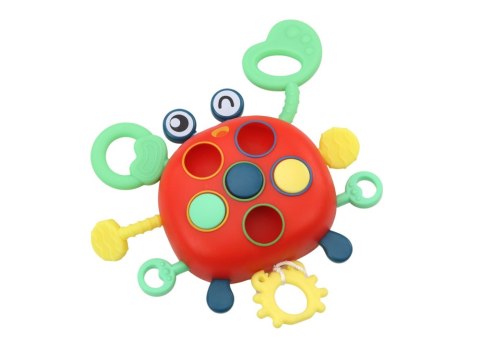 Krab Sensoryczny Interaktywny Edukacyjna Zabawka Dla Dzieci Gryzak LEAN Toys Krab Sensoryczny Interaktywny Edukacyjna Zabawka Dla Dzieci Gryzak LEAN Toys