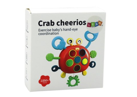 Krab Sensoryczny Interaktywny Edukacyjna Zabawka Dla Dzieci Gryzak LEAN Toys Krab Sensoryczny Interaktywny Edukacyjna Zabawka Dla Dzieci Gryzak LEAN Toys
