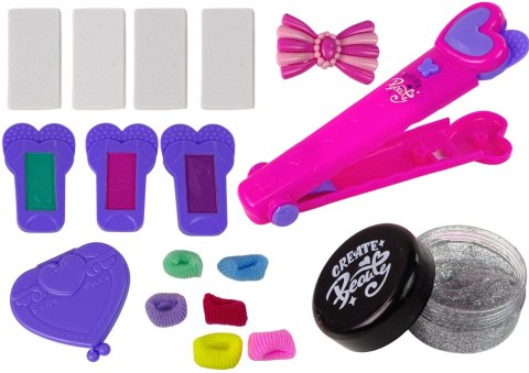 Kreda Do Malowania Włosów Pasemka Kolorowe Prostownica Akcesoria LEAN Toys Kreda Do Malowania Włosów Pasemka Kolorowe Prostownica Akcesoria LEAN Toys