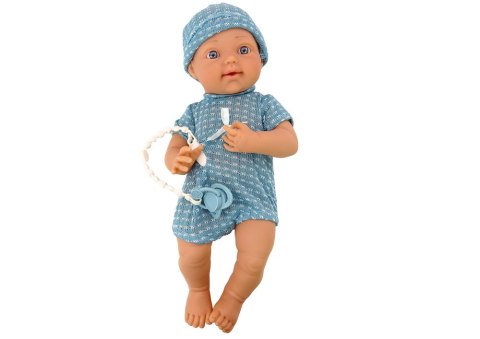 Lalka Bobas w Niebieskim Ubranku Czapeczka Smoczek Kołderka LEAN Toys Lalka Bobas w Niebieskim Ubranku Czapeczka Smoczek Kołderka LEAN Toys