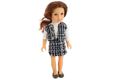 Lalka W Eleganckim Ubranku W Kratę Brązowe Włosy LEAN Toys Lalka W Eleganckim Ubranku W Kratę Brązowe Włosy LEAN Toys