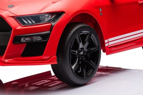 Pojazd na Akumulator Ford Mustang GT500 Shelby Czerwony LEAN CARS Pojazd na Akumulator Ford Mustang GT500 Shelby Czerwony LEAN CARS