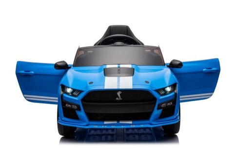Pojazd na Akumulator Ford Mustang GT500 Shelby Niebieski LEAN CARS Pojazd na Akumulator Ford Mustang GT500 Shelby Niebieski LEAN CARS