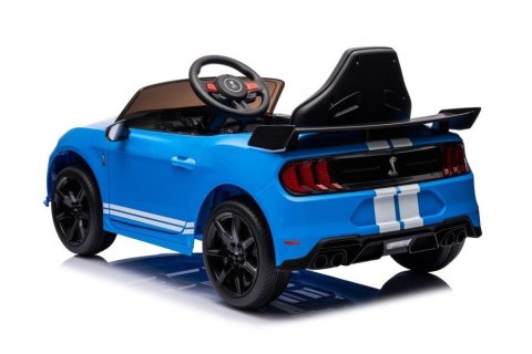 Pojazd na Akumulator Ford Mustang GT500 Shelby Niebieski LEAN CARS Pojazd na Akumulator Ford Mustang GT500 Shelby Niebieski LEAN CARS