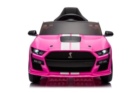 Pojazd na Akumulator Ford Mustang GT500 Shelby Różowy LEAN CARS Pojazd na Akumulator Ford Mustang GT500 Shelby Różowy LEAN CARS