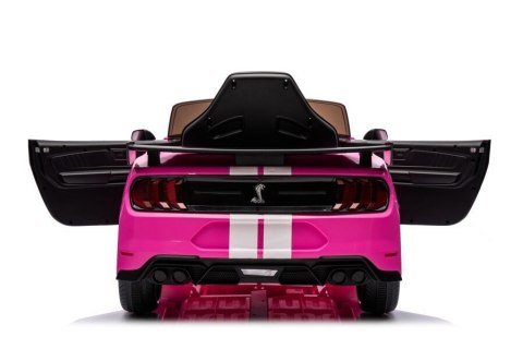 Pojazd na Akumulator Ford Mustang GT500 Shelby Różowy LEAN CARS Pojazd na Akumulator Ford Mustang GT500 Shelby Różowy LEAN CARS