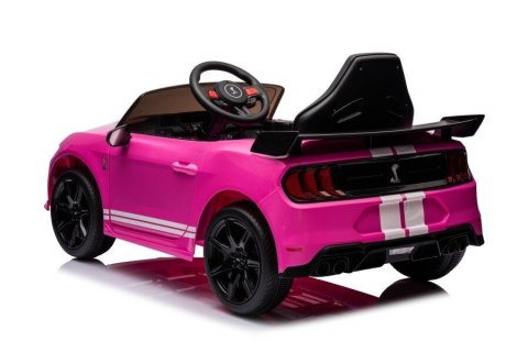 Pojazd na Akumulator Ford Mustang GT500 Shelby Różowy LEAN CARS Pojazd na Akumulator Ford Mustang GT500 Shelby Różowy LEAN CARS