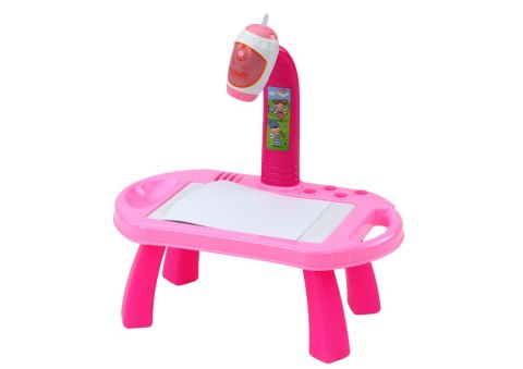 Projektor Rzutnik Do Rysowania Stoliczek Różowy LEAN Toys Projektor Rzutnik Do Rysowania Stoliczek Różowy LEAN Toys