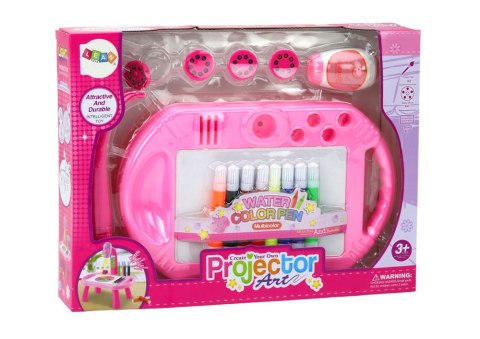 Projektor Rzutnik Do Rysowania Stoliczek Różowy LEAN Toys Projektor Rzutnik Do Rysowania Stoliczek Różowy LEAN Toys