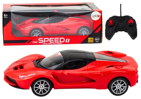Samochód Sportowy Zdalnie Sterowany Auto RC 1:16 Czerwone LEAN Toys Samochód Sportowy Zdalnie Sterowany Auto RC 1:16 Czerwone LEAN Toys