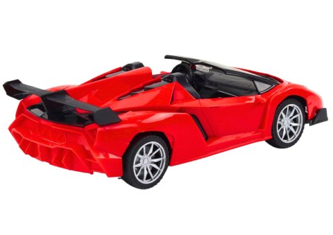 Samochód Sportowy Zdalnie Sterowany Auto RC 1:18 Czerwony LEAN Toys Samochód Sportowy Zdalnie Sterowany Auto RC 1:18 Czerwony LEAN Toys