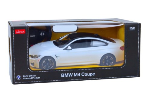 Samochód Zdalnie Sterowany RC 1:14 BMW M4 Copue Biały Rastar Samochód Zdalnie Sterowany RC 1:14 BMW M4 Copue Biały Rastar