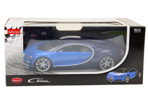 Samochód Zdalnie Sterowany RC 1:14 Bugatti Veyron Chiron Niebieski Rastar Samochód Zdalnie Sterowany RC 1:14 Bugatti Veyron Chiron Niebieski Rastar