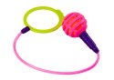Skakanka Skipper Hula Hop Na Nogę Różowa Diody LED LEAN Toys