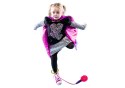 Skakanka Skipper Hula Hop Na Nogę Różowa Diody LED LEAN Toys