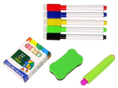 Tablica 3w1 Wielofunkcyjna Dwustronna Stolik Do Gier Chińczyk LEAN Toys Tablica 3w1 Wielofunkcyjna Dwustronna Stolik Do Gier Chińczyk LEAN Toys