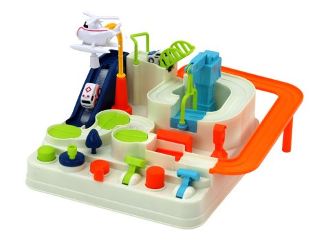 Tor Przeszkód Interaktywny Parking Dla Dzieci Autka LEAN Toys Tor Przeszkód Interaktywny Parking Dla Dzieci Autka LEAN Toys